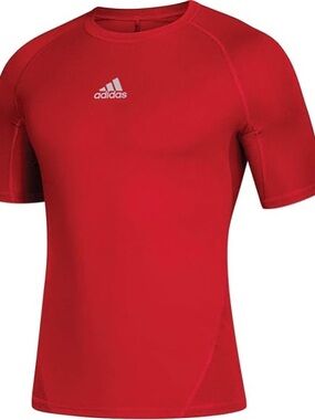 adidas Red tech fit shirt